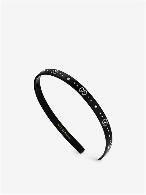 gucci crystal headband replica|gucci headband transparent.